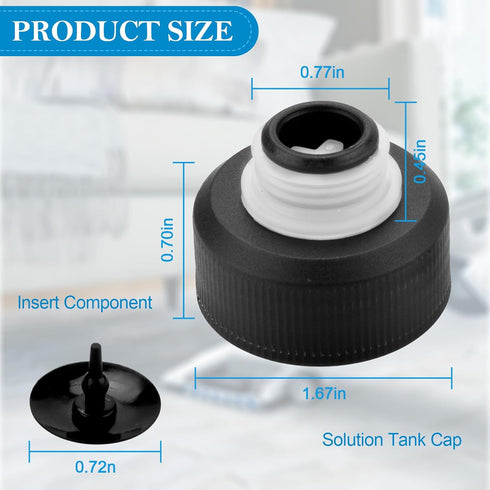 440012803 Solution Tank Cap for Hoover PowerDash Pet, SmartWash&FloorMate Jet Cleaner Machine, Replacement Hoover Carpet Cleaner Cap Compatible wi...