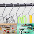 Premium S Hooks - S Shaped Hook - Heavy Duty Stainless Steel Hanger Hooks - Ideal for Hanging pots and Pans, Plants, Utensils, Towels etc. Size La...