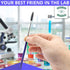 Scientific Labwares Stainless Steel Micro Lab Scoop Sampler with Soft Handle - Scientific Quality Micro Lab Spatula Blade Spoon (9")...