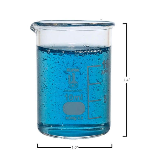 Karter Scientific 214T2, 3.3 Boro, Griffin Low Form, Glass Beaker Set - 4 Sizes - 10ml, 50ml, 100ml, 250ml...