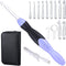 11 Sizes Lighted Crochet Hooks Set Rechargeable Crochet Hook Light Up Hooks with Case, Interchangeable Heads 2.5 mm to 8 mm for DIY Craft Supplies...