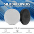DS18 Hydro CS-8/BK 8" Silicone Marine Speaker Cover - Water, Dust and UV Rays Protection - Compatible with Tower Speakers - Great durability - Spe...