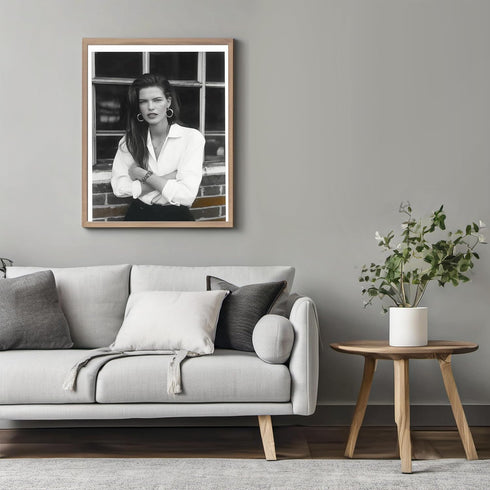 Posterizer 1 pcs-minimalist-90s models inspired photography art 1-Photography Art-Retro Art-Decorations for Bedroom, Office, Living Room - unframe...