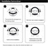 Ogrmar Winter Warm Faux Wool Steering Wheel Cover with Handbrake Cover & Gear Shift Cover for 14.96" X 14.96" Steeling Wheel in Diameter 1 Set 3 P...