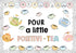 94Pcs Positivi-Tea Bulletin Board Set Motivational Paper Cutouts with 200Pcs Glue Points Kettle Teacup Bulletin Border Stickers for Classroom Offi...