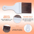 Cenipar 4PCS Air Conditioner Condenser Fin Comb Set Include FCR6 Fin Comb,Metal Radiator Fin Comb and 2 Pack Condenser Fin Comb Brush HVAC Fin Com...