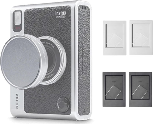 CAIYOULE Protective Lens Cap for Fujifilm Instax Mini EVO Instant Camera, Accessories for Instax Mini EVO with Lens Cover, Mini Picture Frame(NO C...