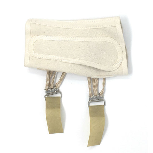 OTC Wrist Splint, Prop-Up Lacing for Carpal Tunnel Relief, Canvas, White, Right Hand, Medium...