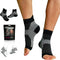 Neuropathy Socks for Men Women (2pairs) - Soothe Socks Apply to Neuropathy, Plantar Fasciitis, Diabetic Foot Nerve Pain Relief (XXL,Black+White)...