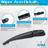 Rear Wiper Arm Blade, Replacement for Ford Escape 2008-2012 - ZOFFI Back Windscreen Wiper Assembly Replacement - All Season Natural Rubber Cleanin...