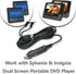 EDO Tech 11' Long Dc Vehicle Adapter Car Charger Power Cord for All Sylvania Insignia 7" 9" 11" Dual Screen Portable DVD Player...