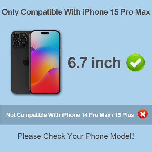 Compatible for iPhone 15 Pro Max Privacy Screen Protector Tempered Glass 6.7 Inch, Purple Gradient Anti Spy Anti Blue Light HD Easy Installation.....