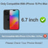 Compatible for iPhone 15 Pro Max Privacy Screen Protector Tempered Glass 6.7 Inch, Purple Gradient Anti Spy Anti Blue Light HD Easy Installation.....