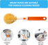 Baby Bottle Brush,6 in 1 Bottle Cleaner Brush Travel Kit with Extendable Silicone Bottle Brush,Drying Rack,Nipple Brush,Straw Brush,Soap Dispenser...