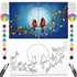 2 Pack Paint and Sip Canvas Painting Kit Pre Drawn Canvas for Painting for adults Stretched Canvas Couples Games Date Night Anniversary Gifts Coup...