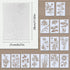 15 pcs Flower Stencils...