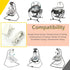 5V Charger for Graco Simple Sway Swing, Power Cord Replacement for Duetsoothe/DuoGlider/Glider LX/Simple Sway LX/Sweetpeace, 5V Baby Swing Power A...