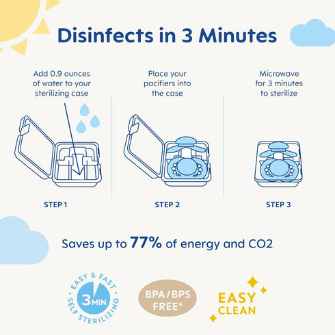 MAM Comfort Baby Pacifiers, Lightweight One-Piece Full Silicone Binky for Newborns 0-3 Months, BPA-Free Nipple, Easy to Clean Pacifier, Best for B...