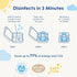 MAM Comfort Baby Pacifiers, Lightweight One-Piece Full Silicone Binky for Newborns 0-3 Months, BPA-Free Nipple, Easy to Clean Pacifier, Best for B...