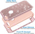 Hython Designed for iPhone 8, iPhone 7 Case, Heavy Duty Full-Body Defender Protective Case Bling Glitter Sparkle Hard Shell Hybrid Shockproof Rubb...