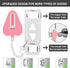Portable Door Lock,Heavy Duty Hotel Travel Door Lock for Additional Safety and Privacy for Hotel,Apartment, Home, Bedroom, School and Prevent Unau...