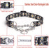 Martingale Dog Collar with Stainless Steel Chain - Limited Chain Cinch Training Collar for No Pull Training Dog - Flower Multicolor Cute Patterns ...