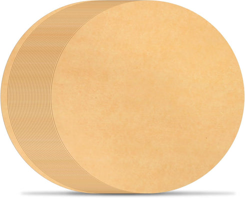 BYKITCHEN 8 Inch Parchment Paper Rounds, Non Stick Parchment Paper Sheets for Baking, Pre-cut Round Parchment Paper for Cake Pan, Tortilla Press, ...