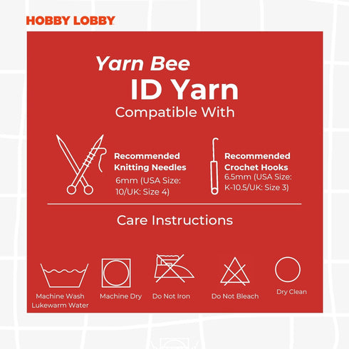 Yarn Bee 4 - Medium Yarn for Crocheting & Knitting – Soft Yarn Skein – 355 Yards of Acrylic Yarn for Crocheting Blankets, Hats, & More – Craft Sup...