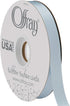 Double Face Satin Ribbon, 50 Yards, Light Blue...