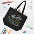 ELEGANTPARK Teacher Gifts for Women Teacher Bag for Appreciation Week Retirement Valentines Day Birthday Graduation Christmas Thank You Black Cott...