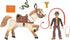 Indiana Jones Worlds of Adventure with Horse Action Figure Set, 2.5-inch, Action Figures for Kids Ages 4 and Up...