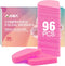 96Count Compressed Facial Sponges Pink, AIDEA Disposable Face Sponges, Natural Cellulose Cosmetic Spa Sponges for Facial Cleansing, Exfoliating, M...