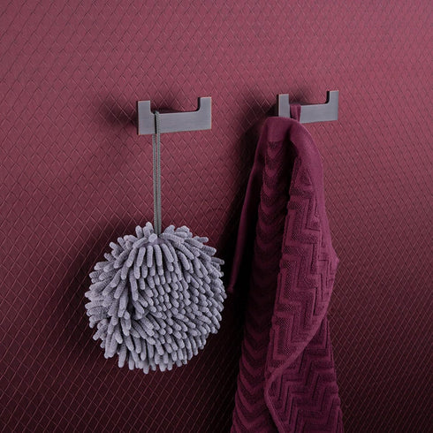 RANDOM Double Towel Hooks for Bathroom Wall Hook Heavy Duty Coat Robe Clothes Towel Sponges Hooks Holder SUS304 Stainless Steel Wall Mount Bathroo...