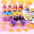Mini Cookie Cutter Set 30 pcs for Kids Vegetable Cutters and Fruit Stamp Mold Different Shapes and Sizes Stainless Steel...