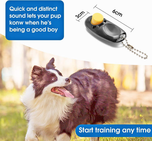 BAAPET 15 ft 20 ft 30 ft 50 ft 100 ft Long Dog Training Leash for Dog Training, Play, Camping, or Backyard Lead with Training Clickers for Small, ...