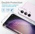 iAnder 3 Pack Glass Screen Protector for Galaxy S23, 3 Pack Camera Lens Protector with Easy Installation Tray, Supports Fingerprint Sensor, HD Ret...