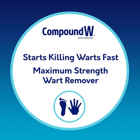 Compound W Wart Remover Maximum Strength One Step Pads, 14 Medicated Pads...