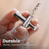 KeySmart CorkSmart - 2-in-1 Keychain Wine Opener and Bottle Opener, the Ultimate Dual Bottle Opener and Wine Bottle Opener Corkscrew Keychain Acce...