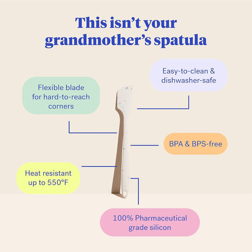 GIR: Get It Right Premium Silicone Spatula - Non-Stick Heat Resistant Kitchen Spatula - Perfect for Baking, Cooking, Scraping, and Mixing - Skinny...