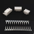JST GH 1.25mm Connector Kit, 2/3/4/5/6/7/8/10 Pin 80 PCS Male Housing Plug Connectors with 500 PCS Plug Terminal...