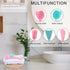 4 Pack Silicone Facial Cleansing Brush 4 in 1, Beomeen Double-Ended Silicone Face Exfoliating Wash Scrub Brush Dual Face for Face Skincare and Mas...