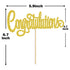 Congratulations Cake Topper, Congrats Grad Graduate, 2025 Graduation/Wedding/Birthday/Anniversary/Retirement Celebration Party Decorations Supplie...