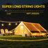 Solar Rope Lights, 66ft 200LED Solar Powered Outdoor String Lights, Waterproof 8 Modes Flexible Clear Tube Fairy Lights for Outside, Garden, Steps...