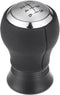 6 Speed Manual Gear Shifter Knob - Car Gearbox Stick Shifter Lever Knob - for Toyota Yaris 2005-2010 Plastic Faux Leather Black Silver Tone - 1 Pc...