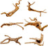 Hamiledyi 6 PCS Aquarium Driftwood Natural Spider Wood Branches Reptiles Aquarium Fish Tank Decoration Assorted(6 inch-8 inch)...
