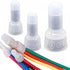300PCS Closed End Crimp Connector 26-12 AWG Nylon Wire Connectors Crimp Cap Wire Terminals(26-18AWG 100PCS, 26-16AWG 100PCS, 26-12AWG 100PCS)...