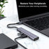 USB C to HDMI Adapter Dex Dock for Galaxy S25/S24/S23/S22/Note20/TabS9/S8/S7,Type-c hub with 3.5mm Audio Jack,4K HDMI,USB3.0,PD 60W,Adapter for iP...