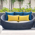 MIULEE Pack of 2 Decorative Outdoor Solid Waterproof Throw Pillow Covers Faux Linen Garden Farmhouse Coastal Cushion Cases for Summer Patio Tent B...