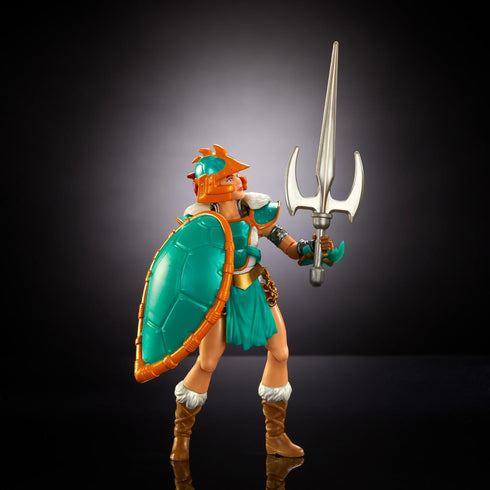 Masters of the Universe Origins Turtles of Grayskull Teela Action Figure Toy in Turtle Inspired Armor, 16 Articulations, TMNT & MOTU Crossover...