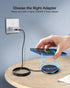 Magnetic Wireless Apple MagSafe Charger for iPhone 15/14/13/12 Series, AirPods - LED Charging Pad With Dual Ports......